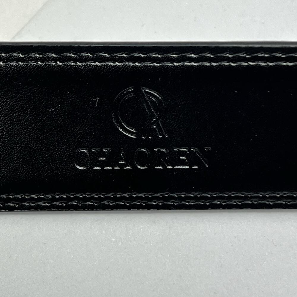 Men's Dress Belt Ratchet Belt Black Leather 1 1/4" Comfort Click NWOT - Picture 3 of 8